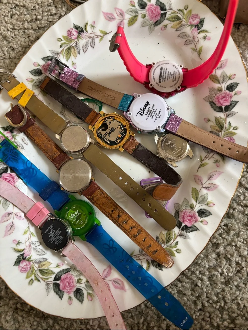 Disney and Character Watch Lot - Assorted Colors
